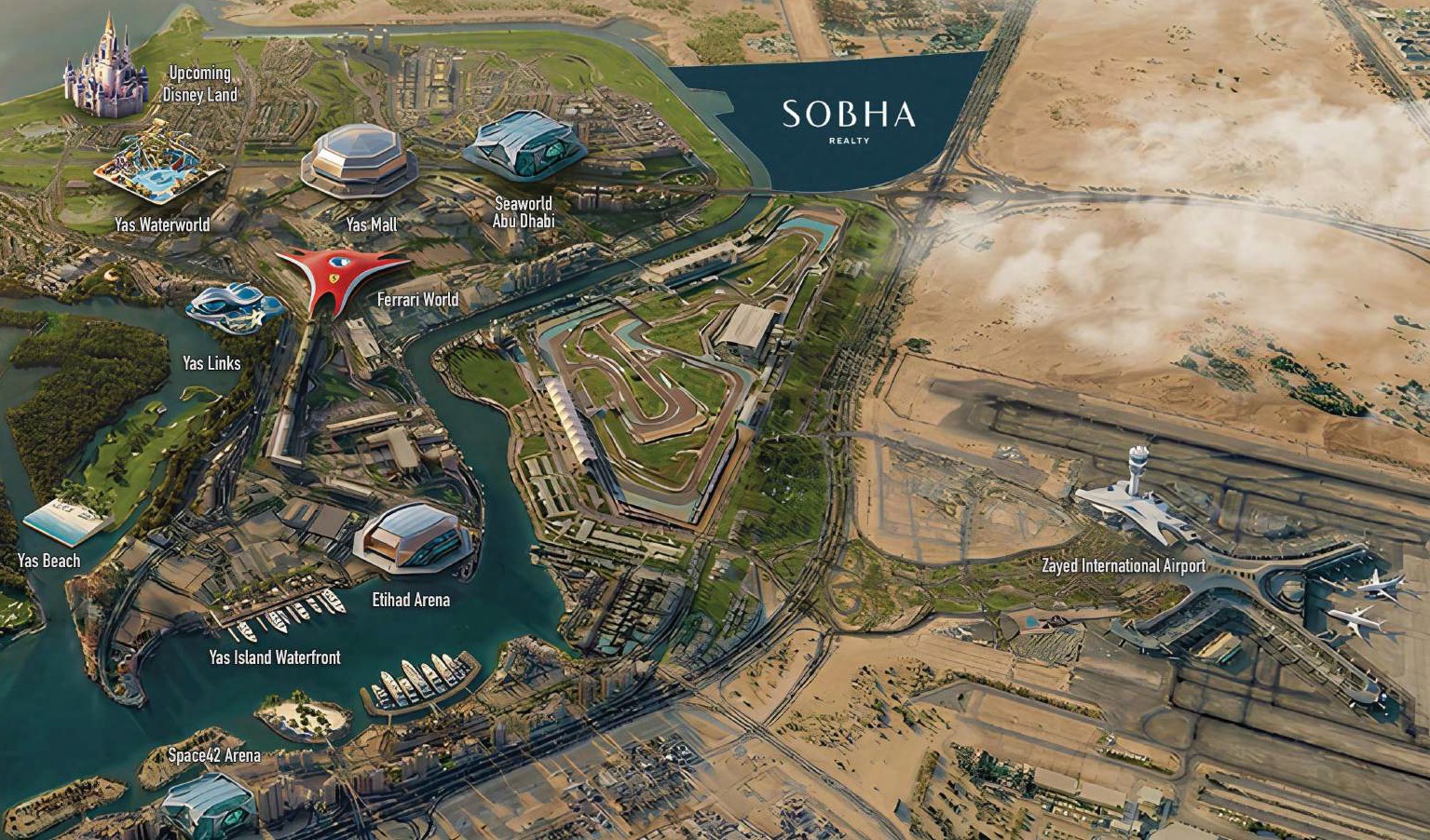 MAP SOBHA CITY