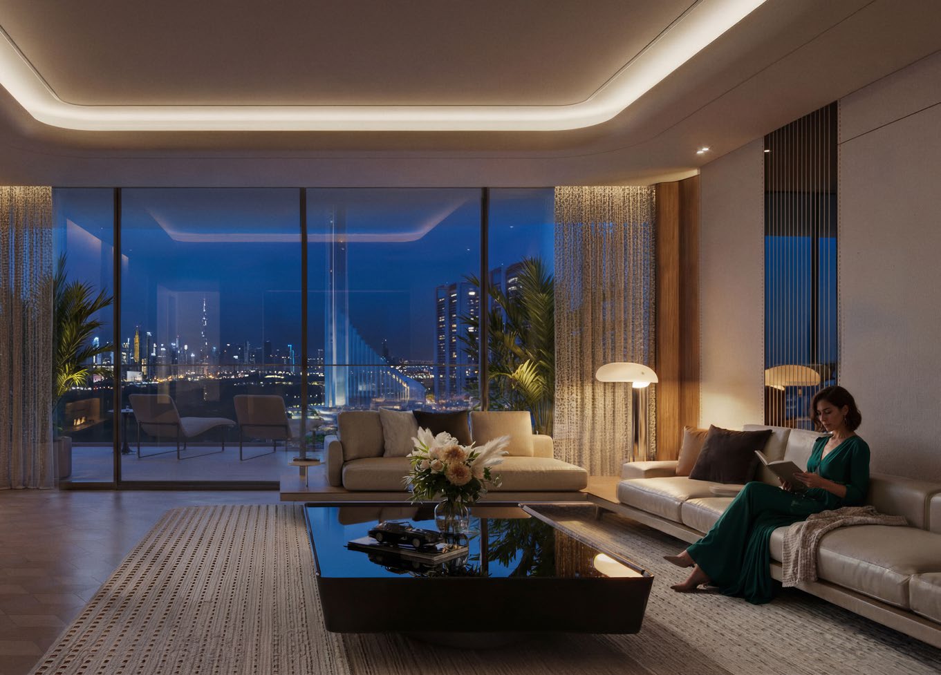City View from living room